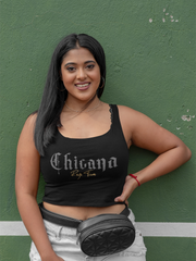 Women’s Crop Top (Chicana Raza Fina)