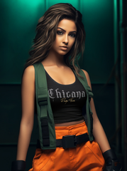 Women’s Crop Top (Chicana Raza Fina)