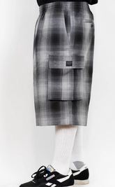 FB County Men's Plaid Checker Shorts