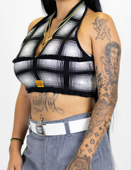 FB County (Flannel Backless Halter Top)