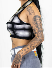 FB County (Flannel Backless Halter Top)