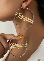 Hoop's Chingona Gold Large (Pair)