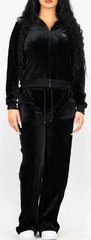 Women's Velour Tracksuit (1 Set)