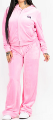 Women's Velour Tracksuit (1 Set)