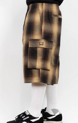 FB County Men's Plaid Checker Shorts