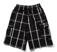 Shaka-Wear Men's Loose Fit Plaid Shorts (1pc)