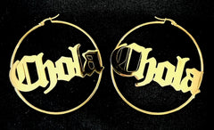 Hoop's Chola Large Gold (Pair)