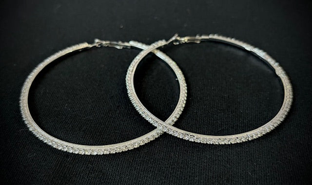 Hoop's Bling Large (Pair)