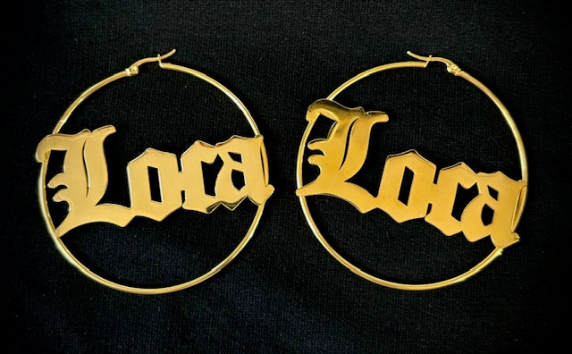 Hoop's Loca Large Gold (Pair)