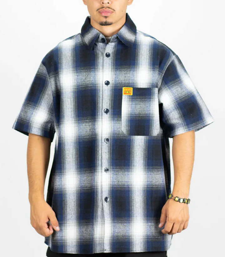 Men’s Short Sleeves Checker Shirt (1Pc)