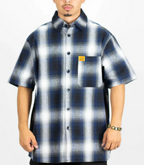 Men’s Short Sleeves Checker Shirt (1Pc)