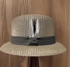 Tres Punto's Brown Lowrider Brim Fedora